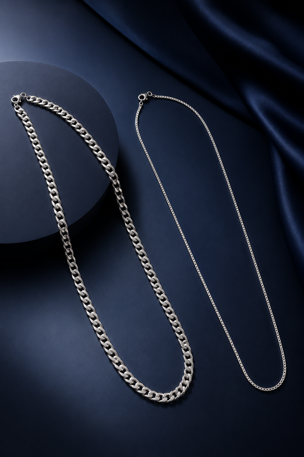 Silver chains